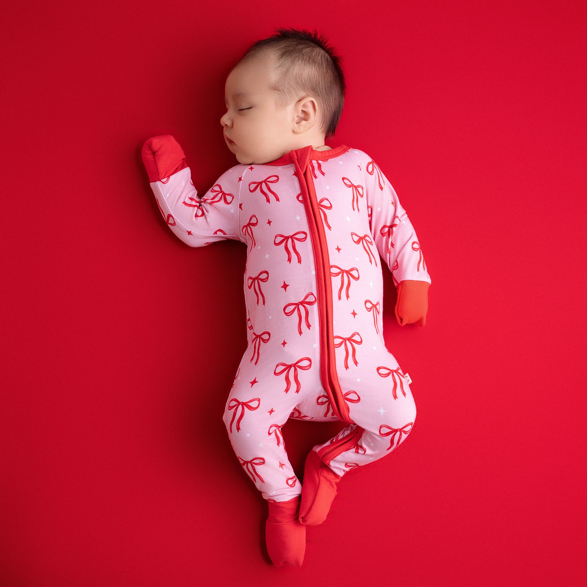 Røde sløyfer pyjamas