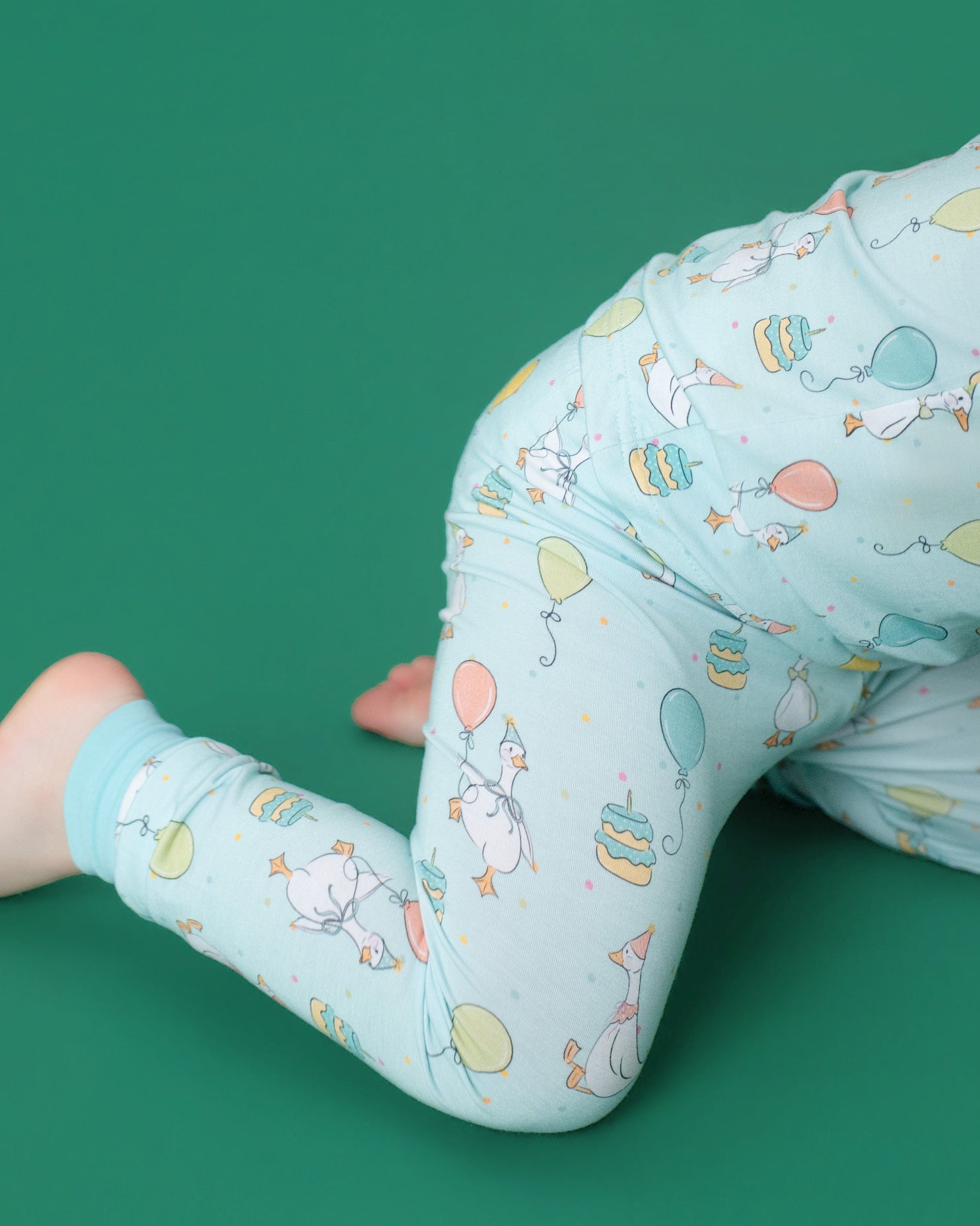 Party goose green Pyjamassett