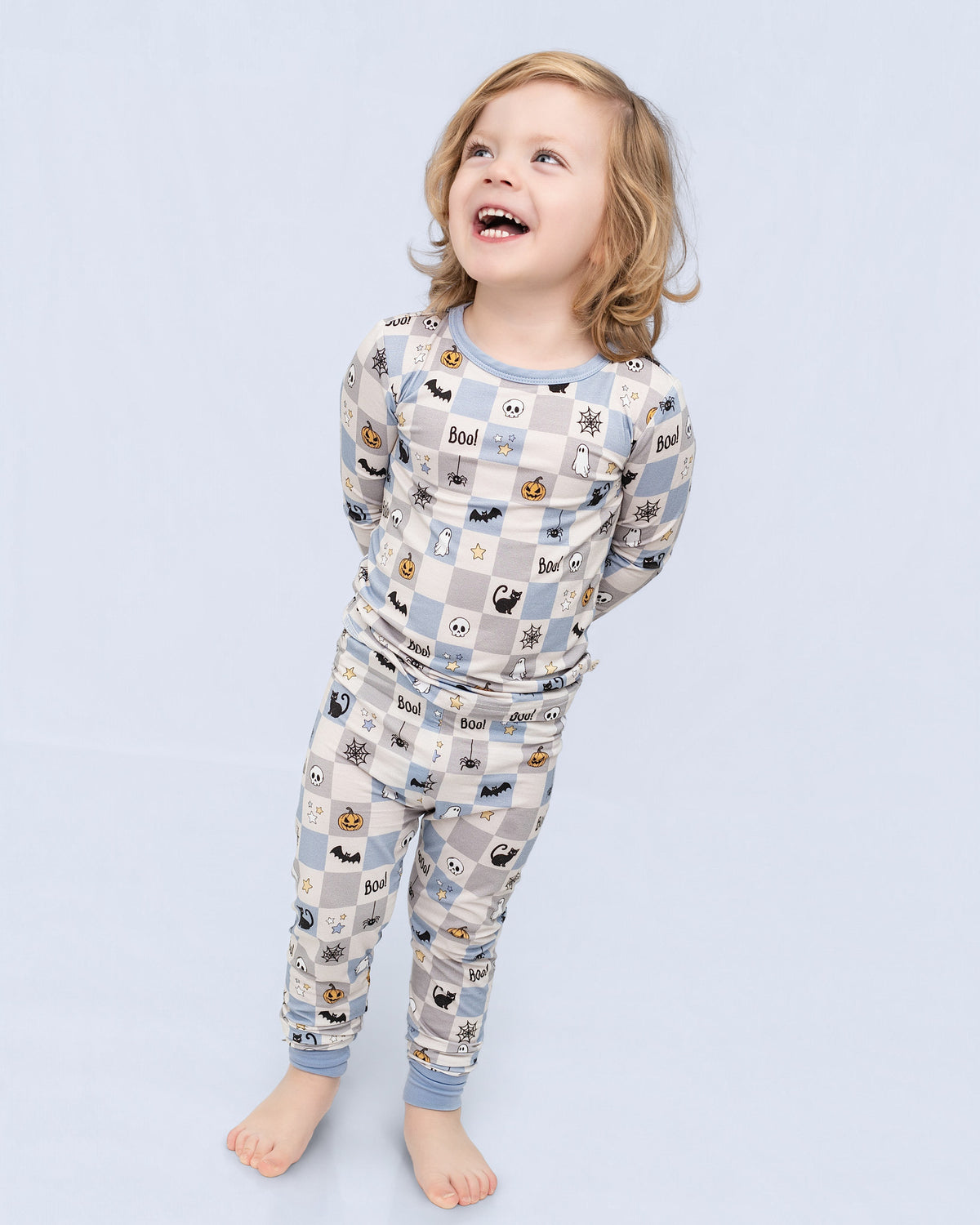 Spooky Checker Pyjamassett