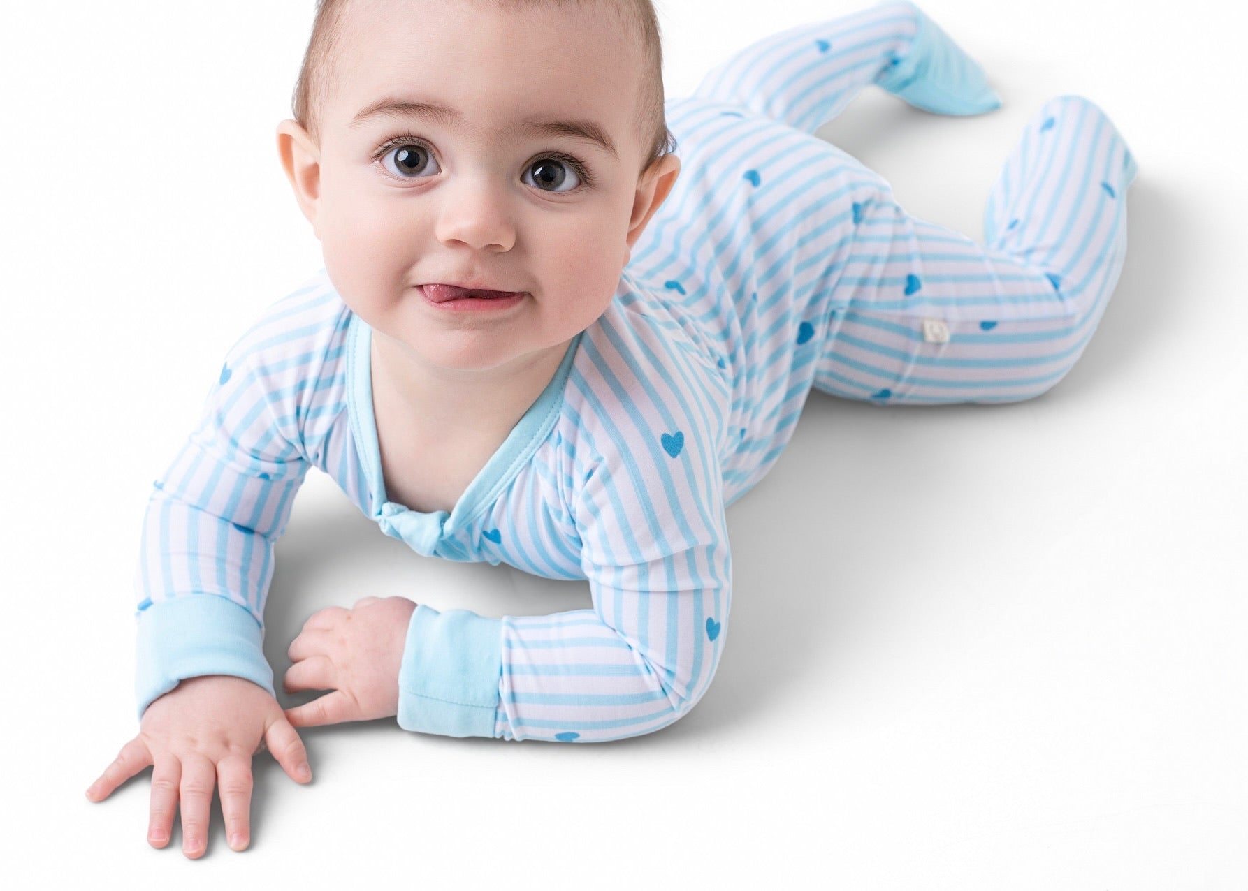 Tiny Hearts Blue Pyjamas