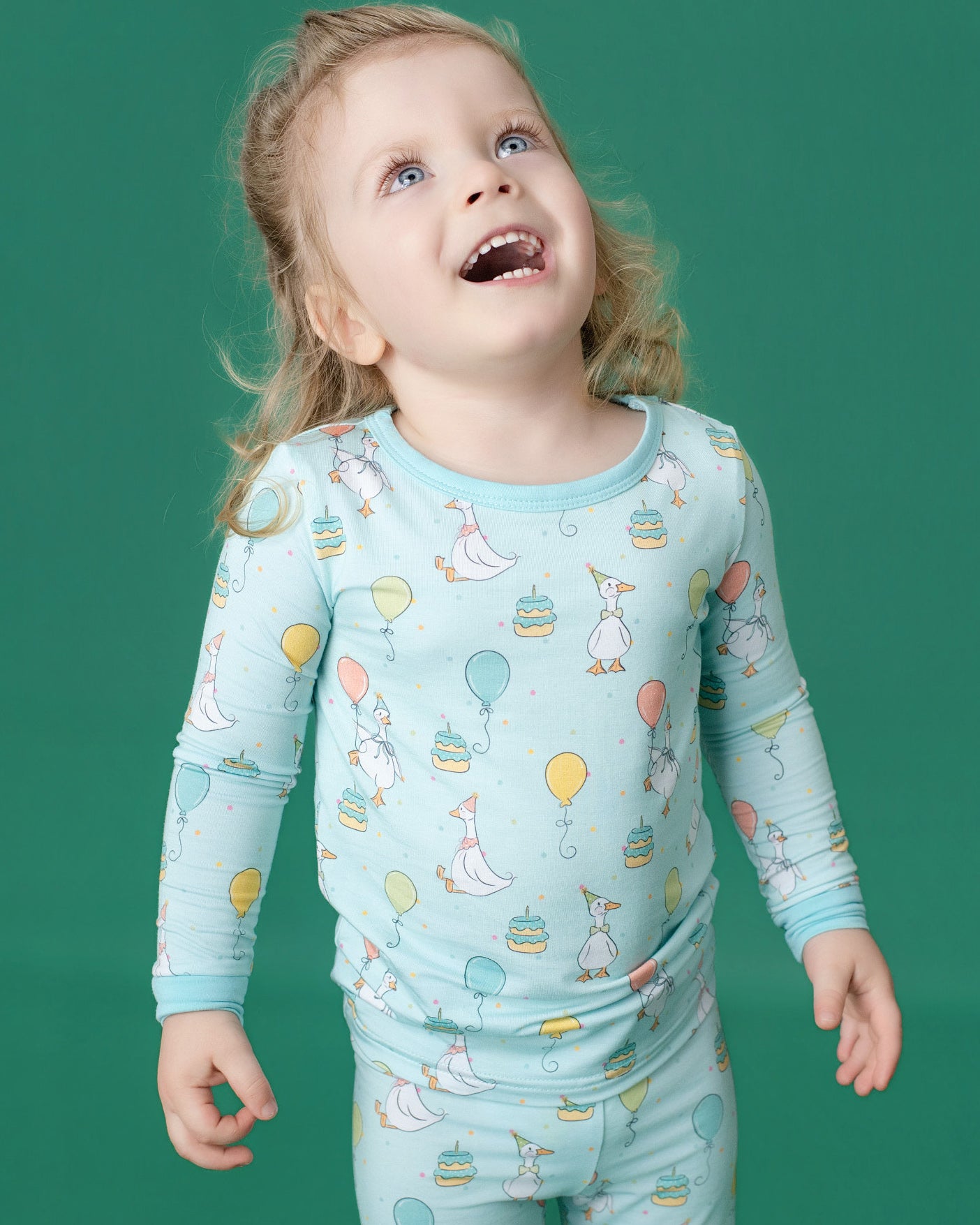 Party goose green Pyjamassett
