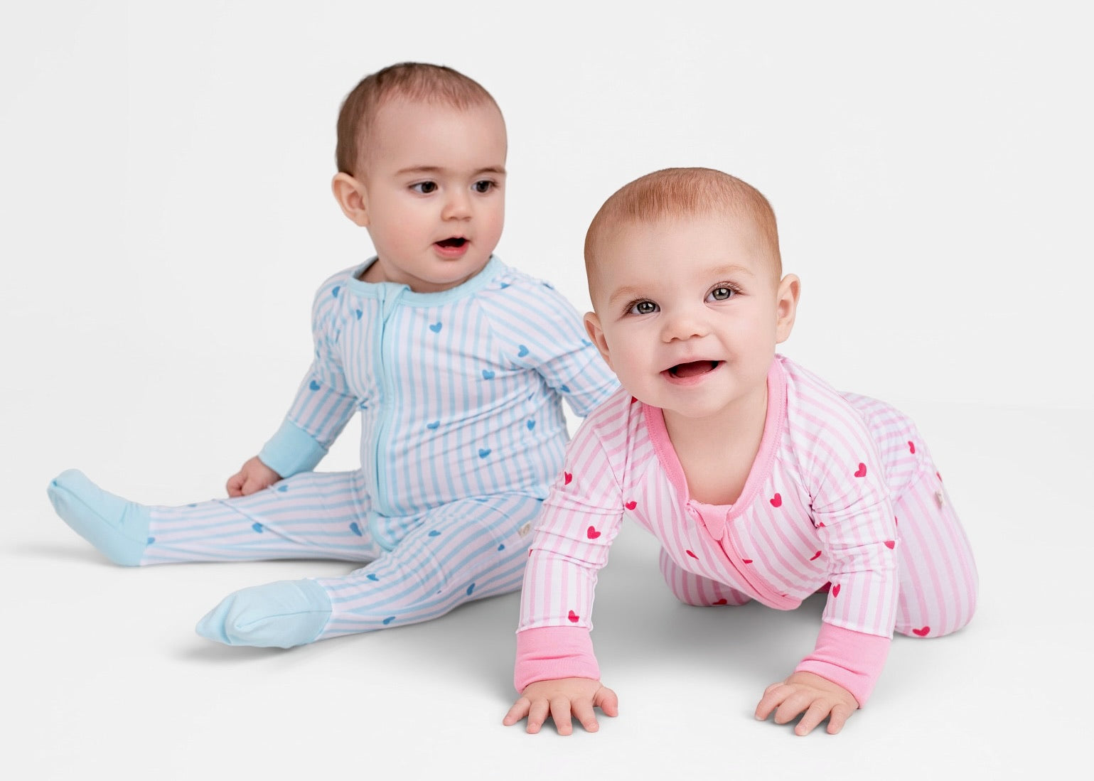 Tiny Hearts Blue Pyjamas