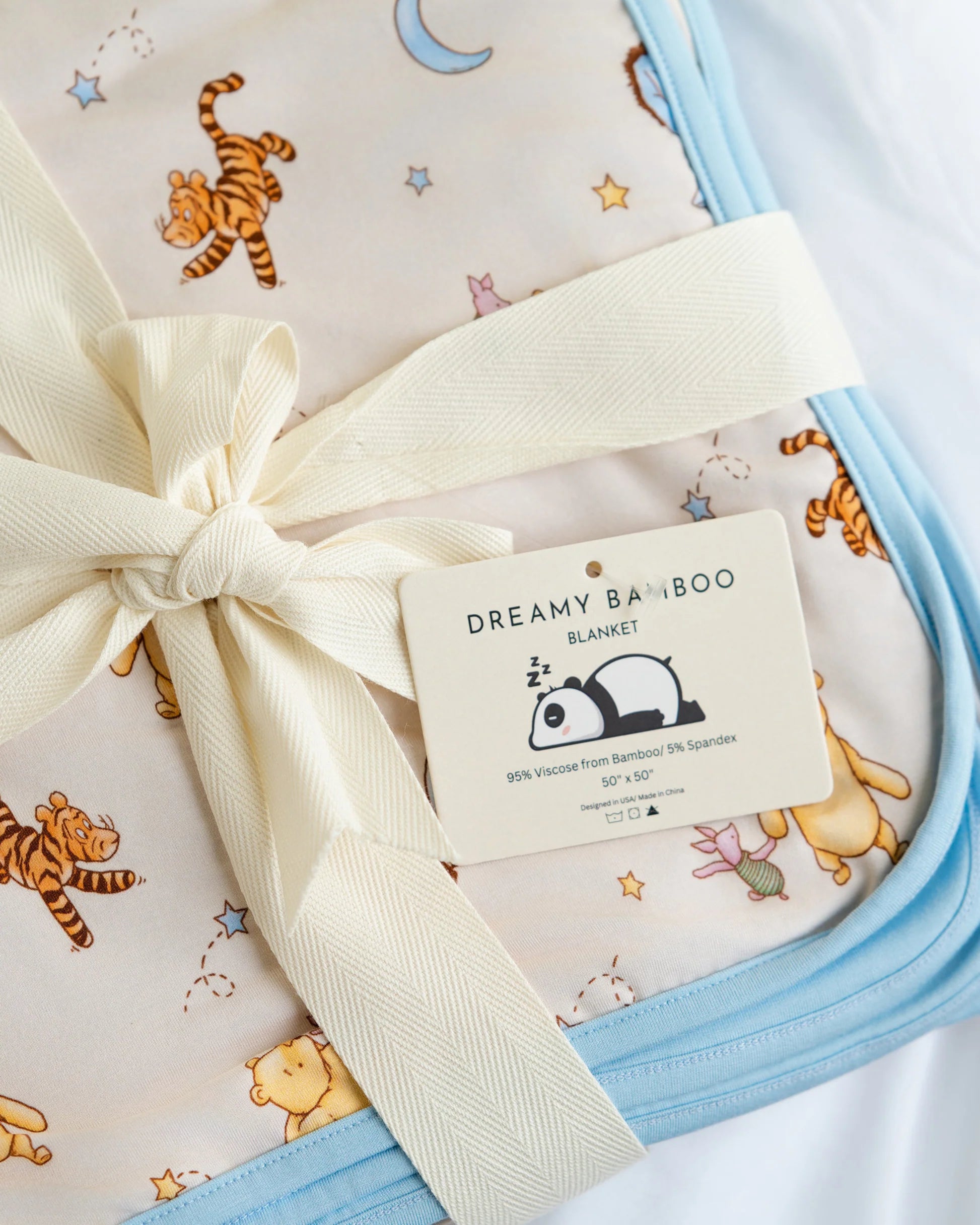 Dreamy bear Bambuspledd