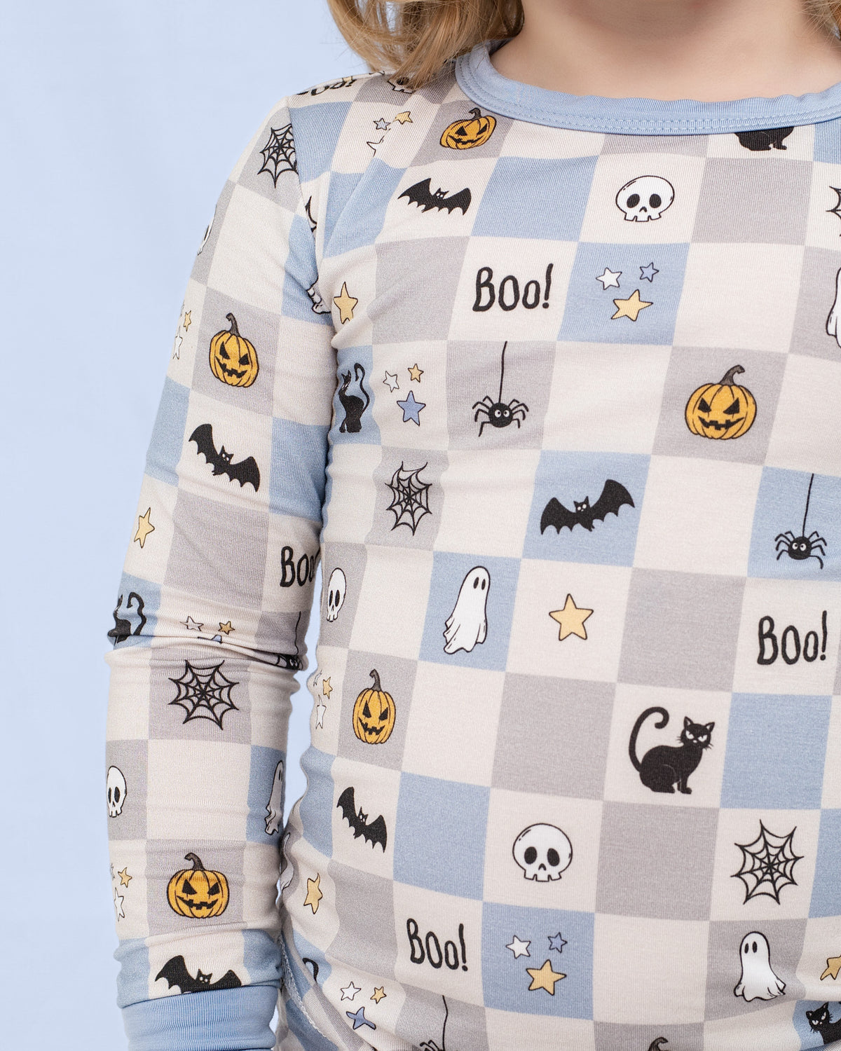 Spooky Checker Pyjamassett
