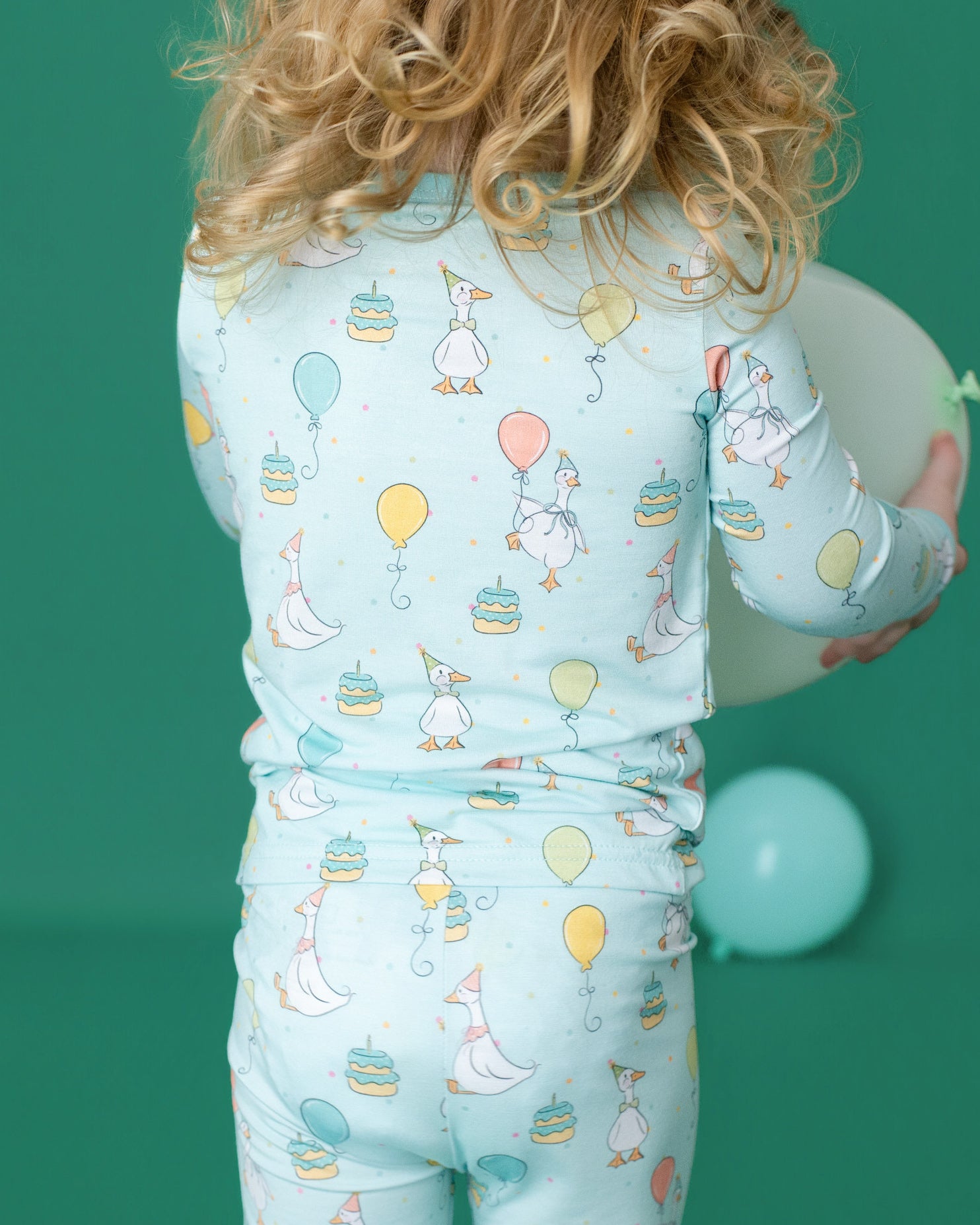 Party goose green Pyjamassett