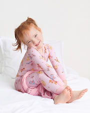 Love Bear rosa pyjamassett