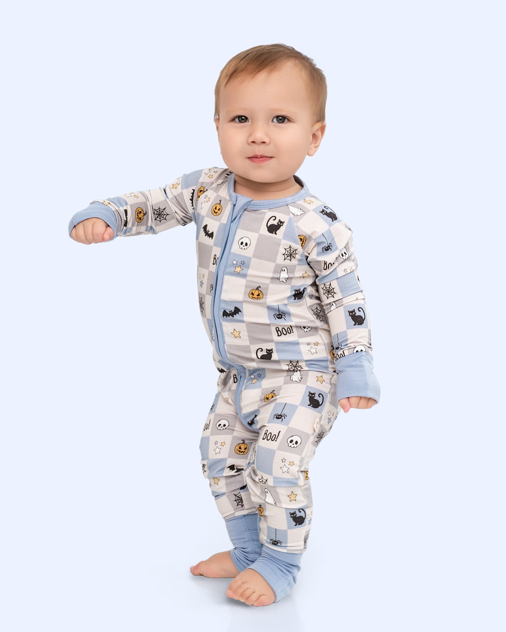 Spooky Checker Pyjamas