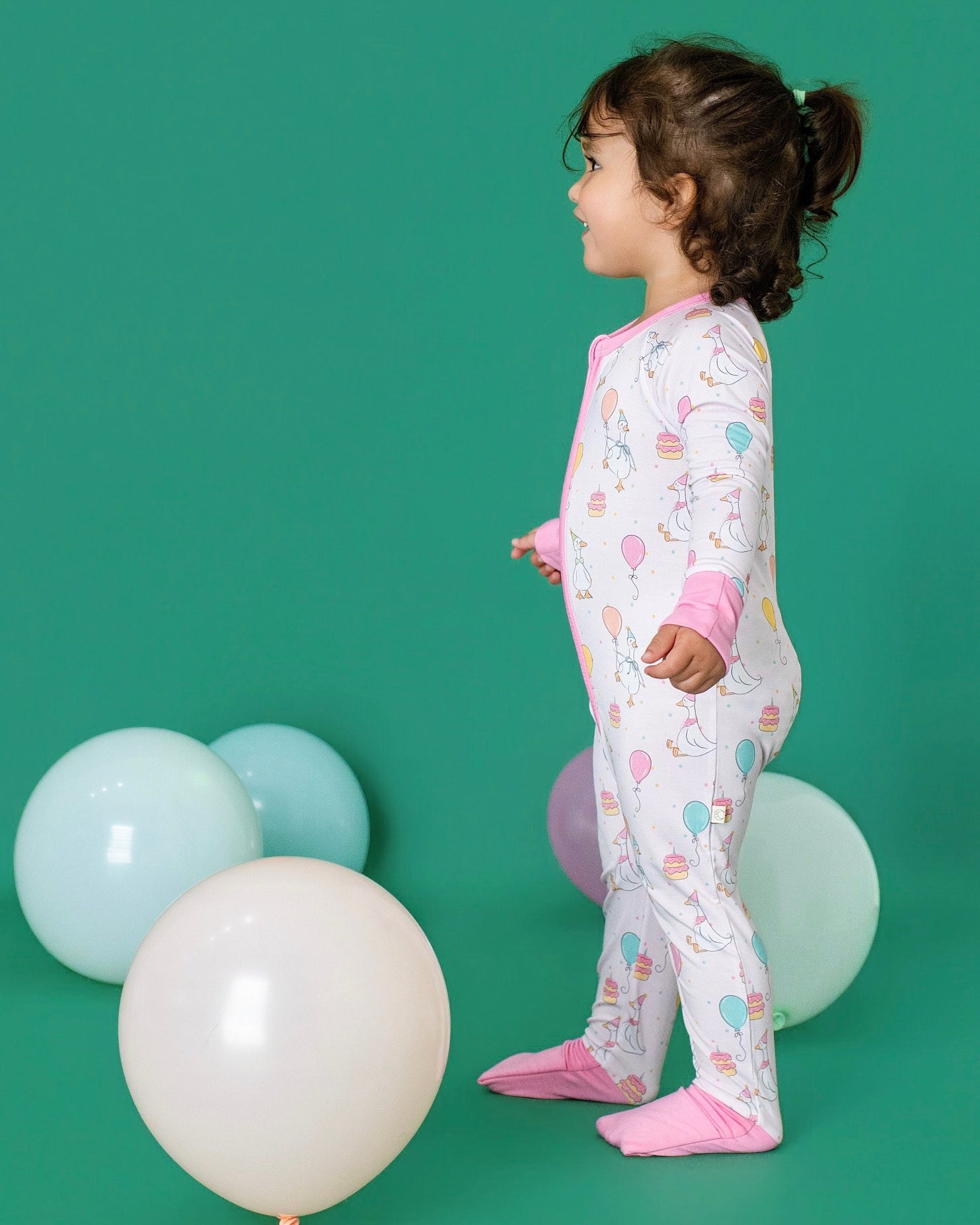 Party goose pink pyjamas