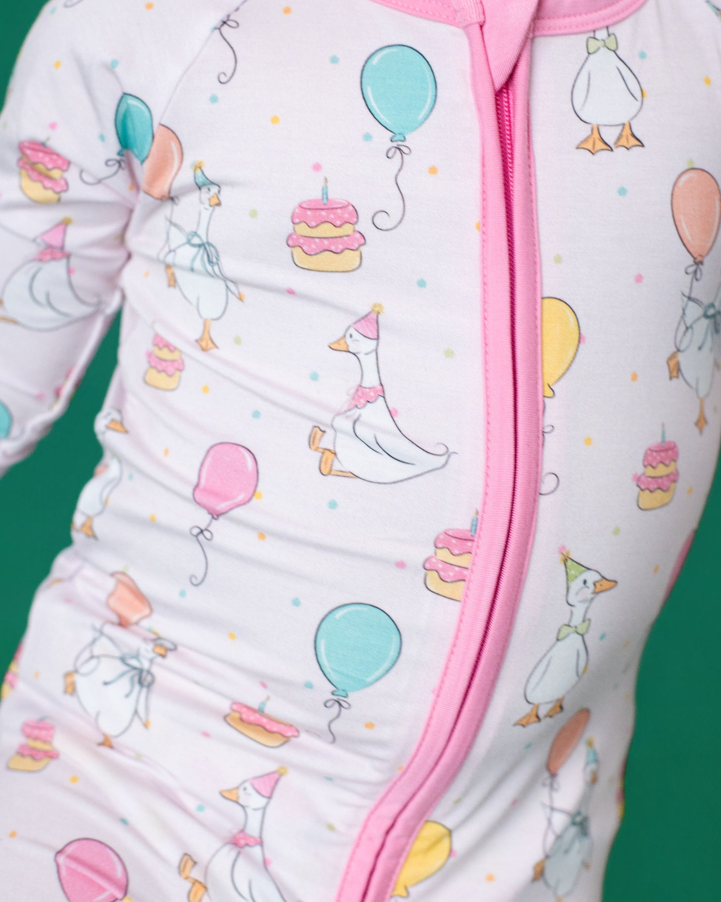Party goose pink pyjamas