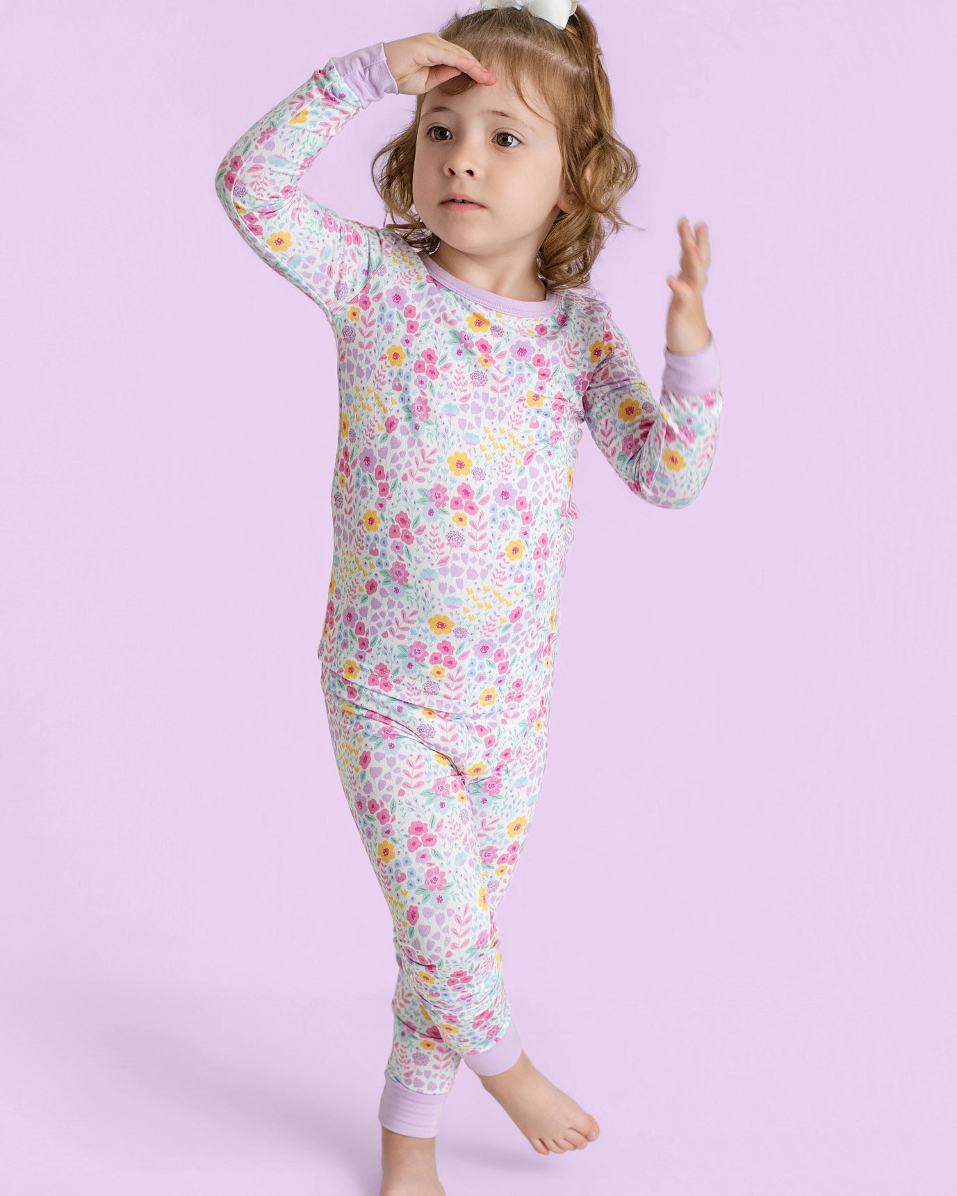 Lavender Bloom Pyjamassett