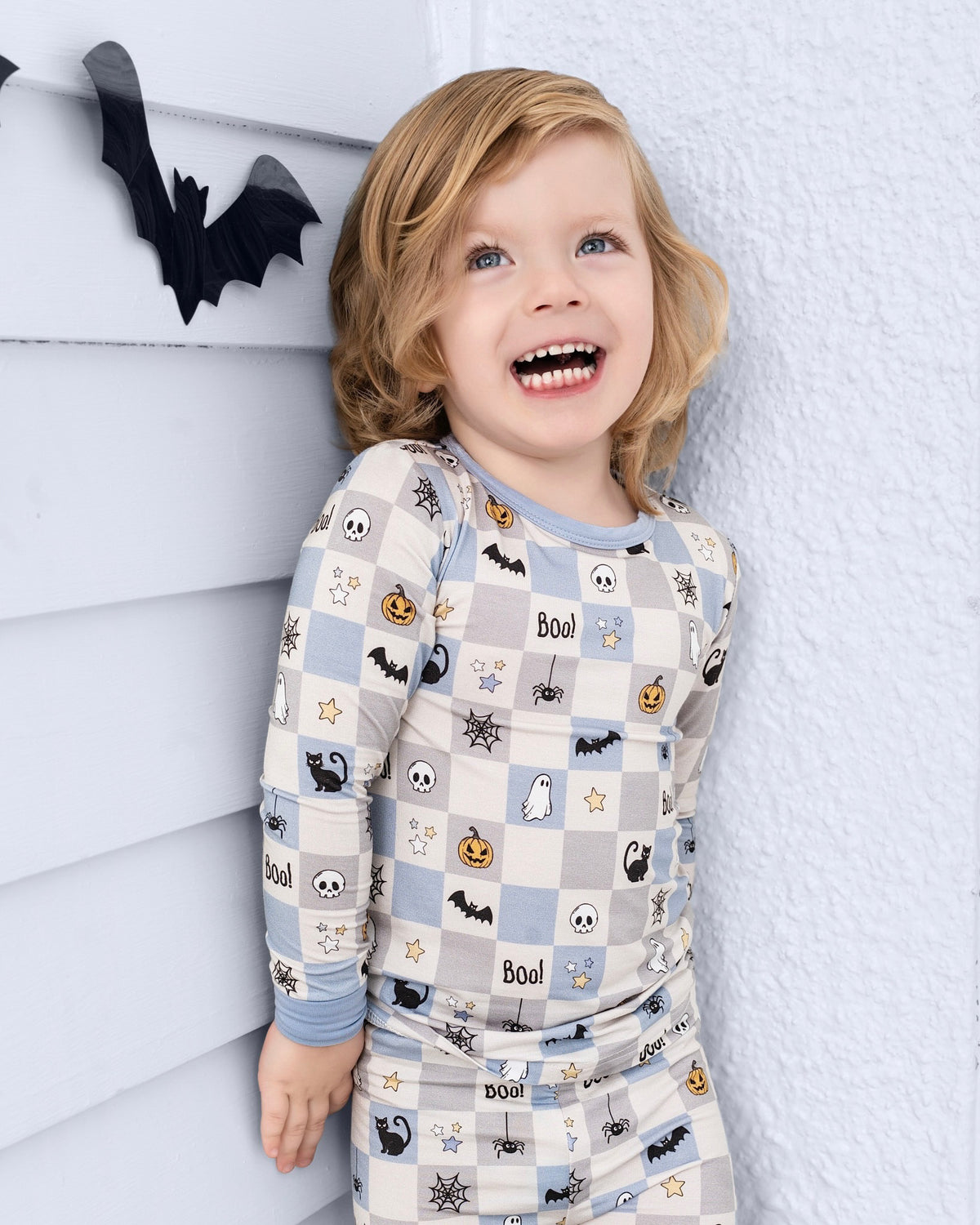 Spooky Checker Pyjamassett