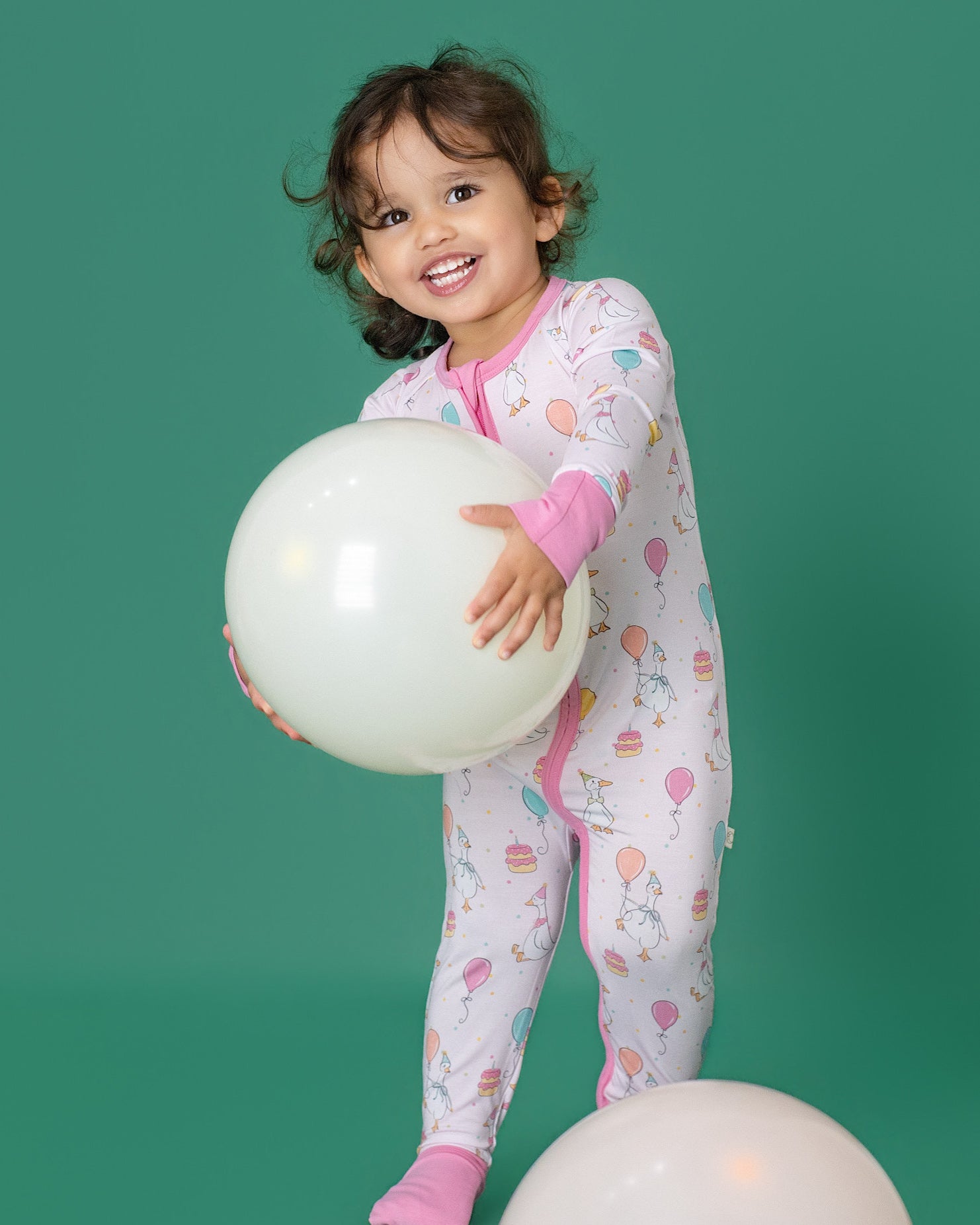 Party goose pink pyjamas