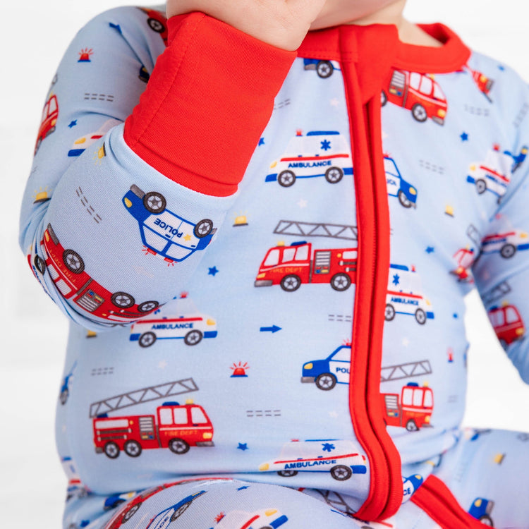 Hometown Hero Zip Romper