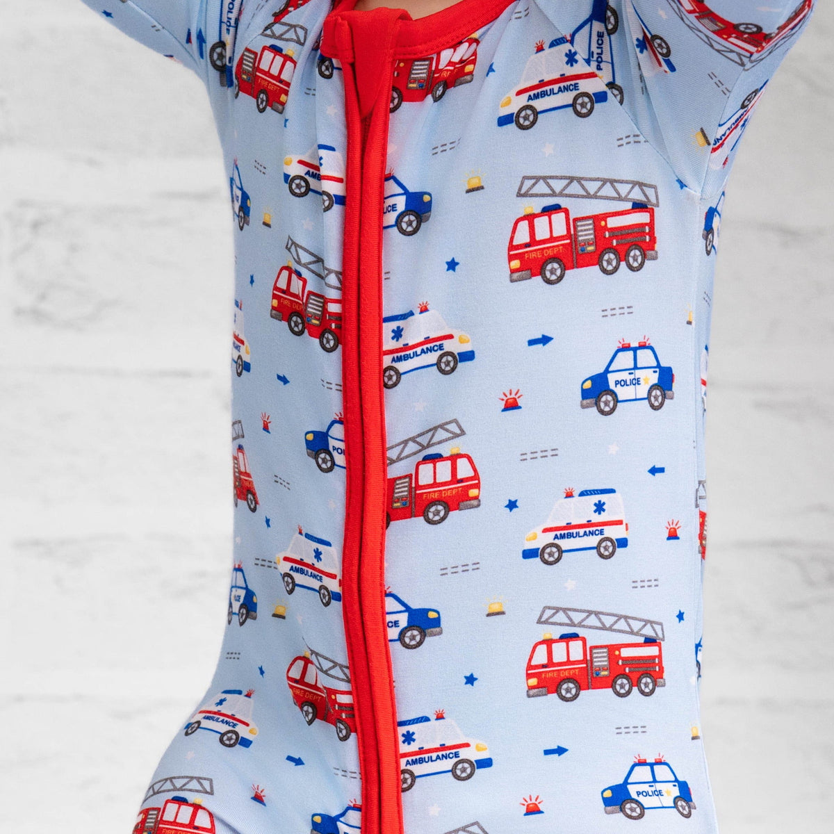 Hometown Hero Zip Romper