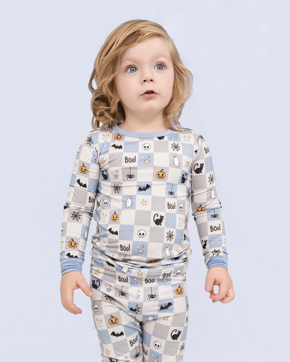 Spooky Checker Pyjamassett