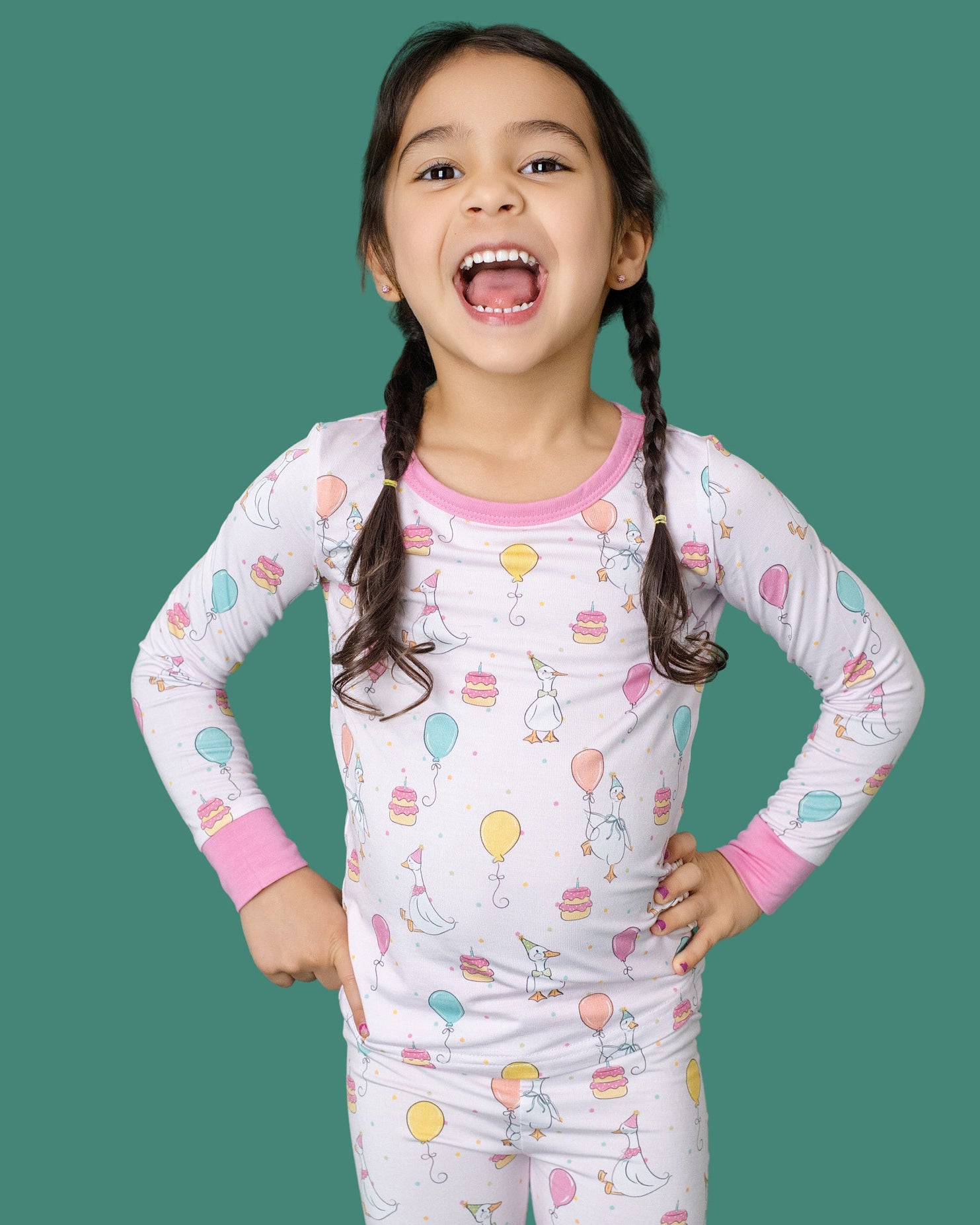 Party goose pink Pyjamassett