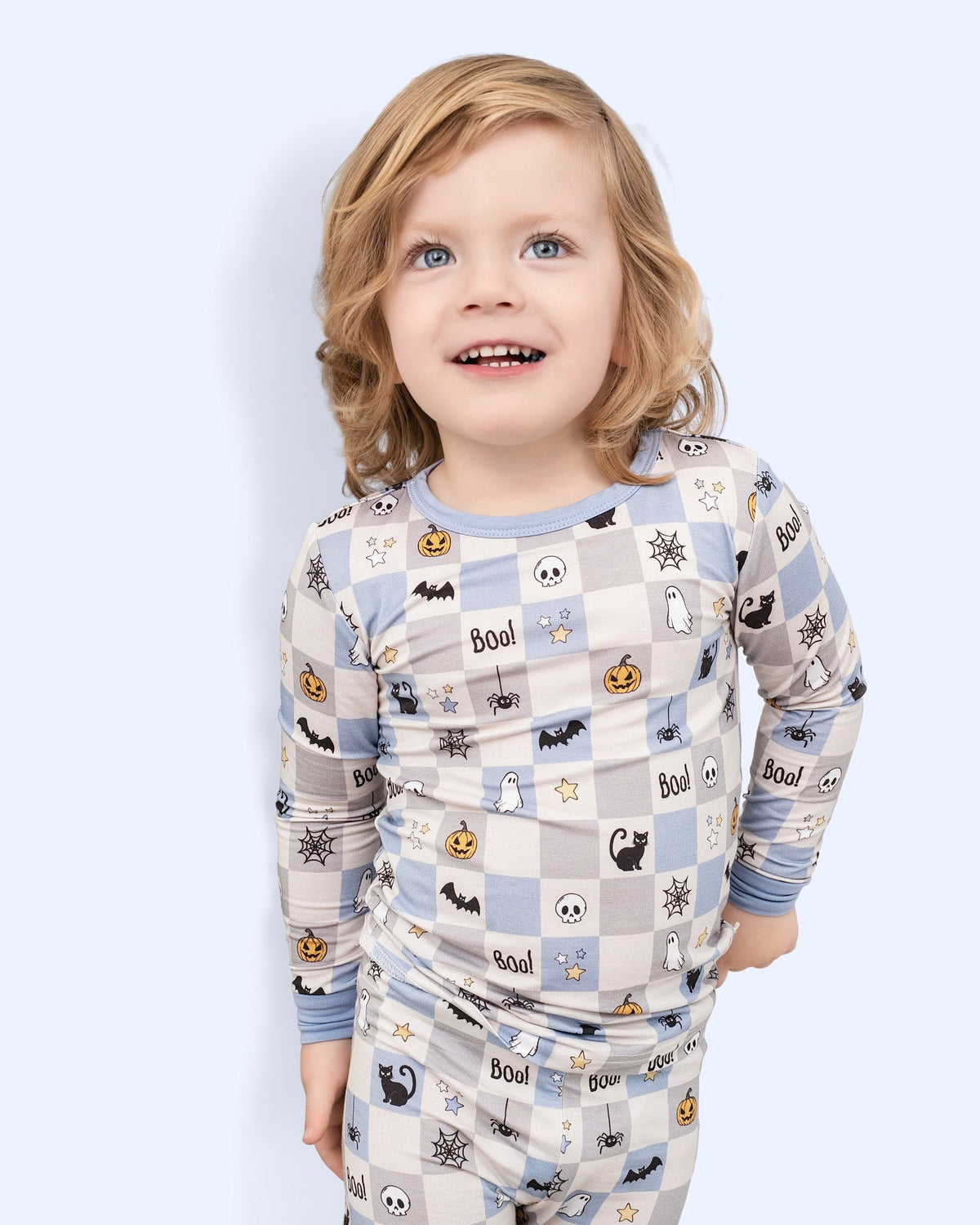 Spooky Checker Pyjamassett