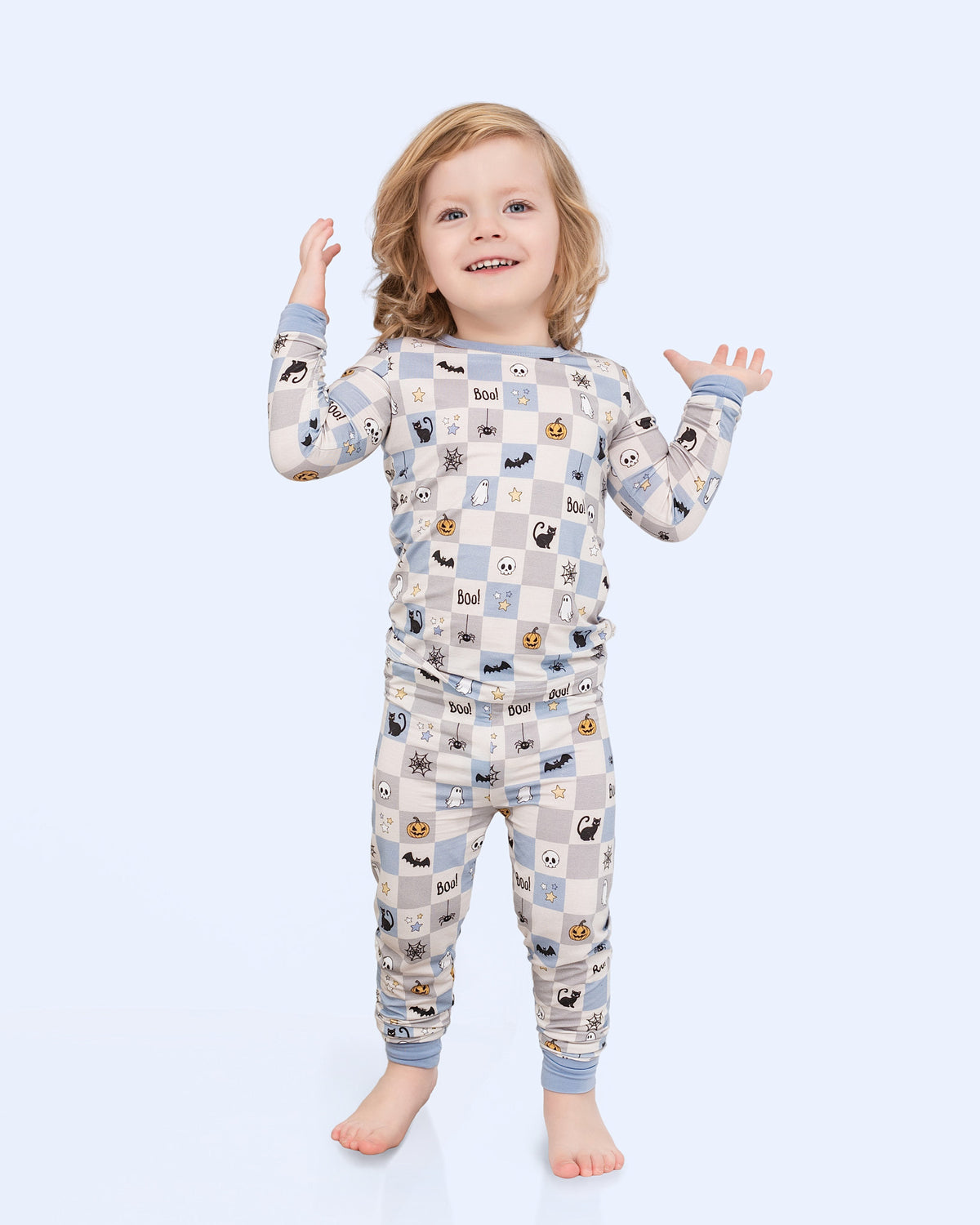 Spooky Checker Pyjamassett