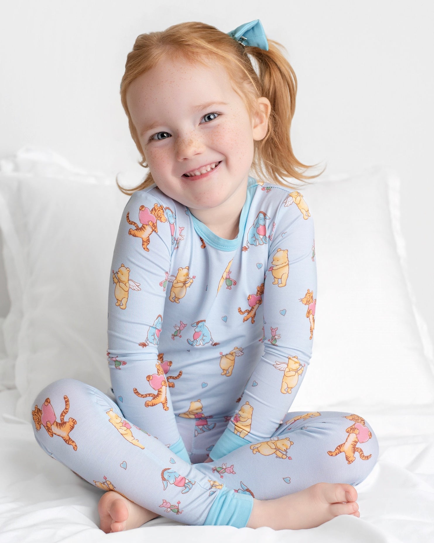 Love Bear blå pyjamassett