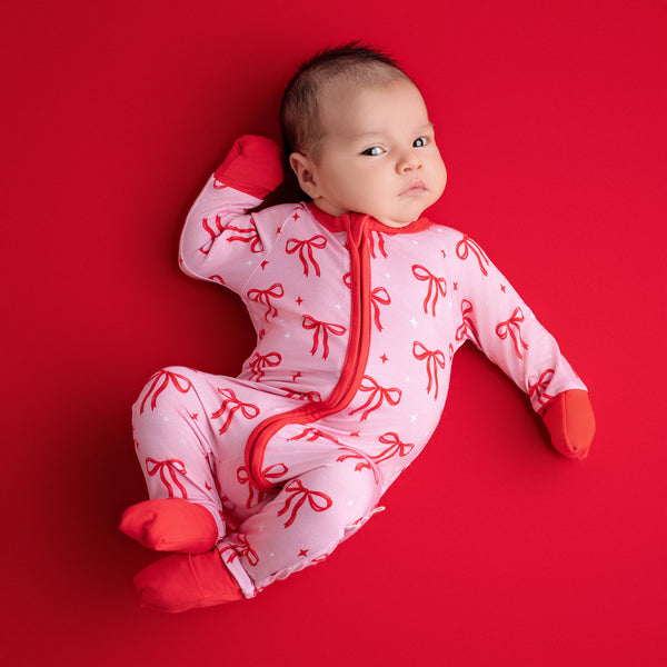 Røde sløyfer pyjamas