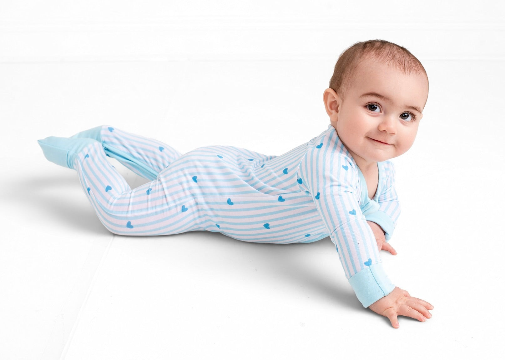 Tiny Hearts Blue Pyjamas