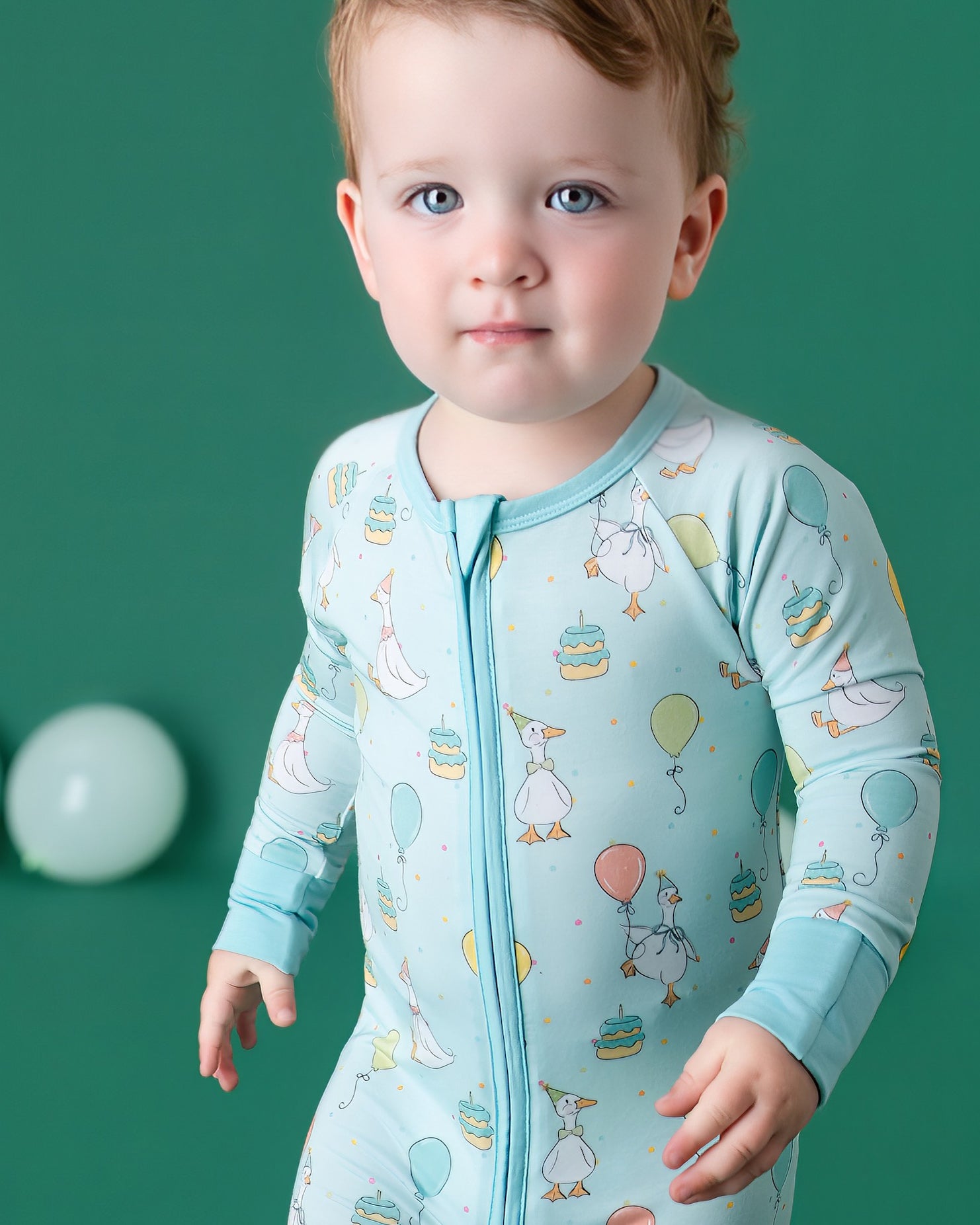 Party goose green pyjamas