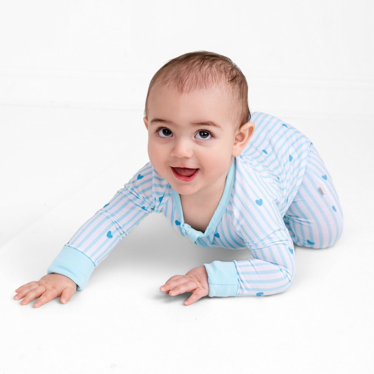 Tiny Hearts Blue Pyjamas