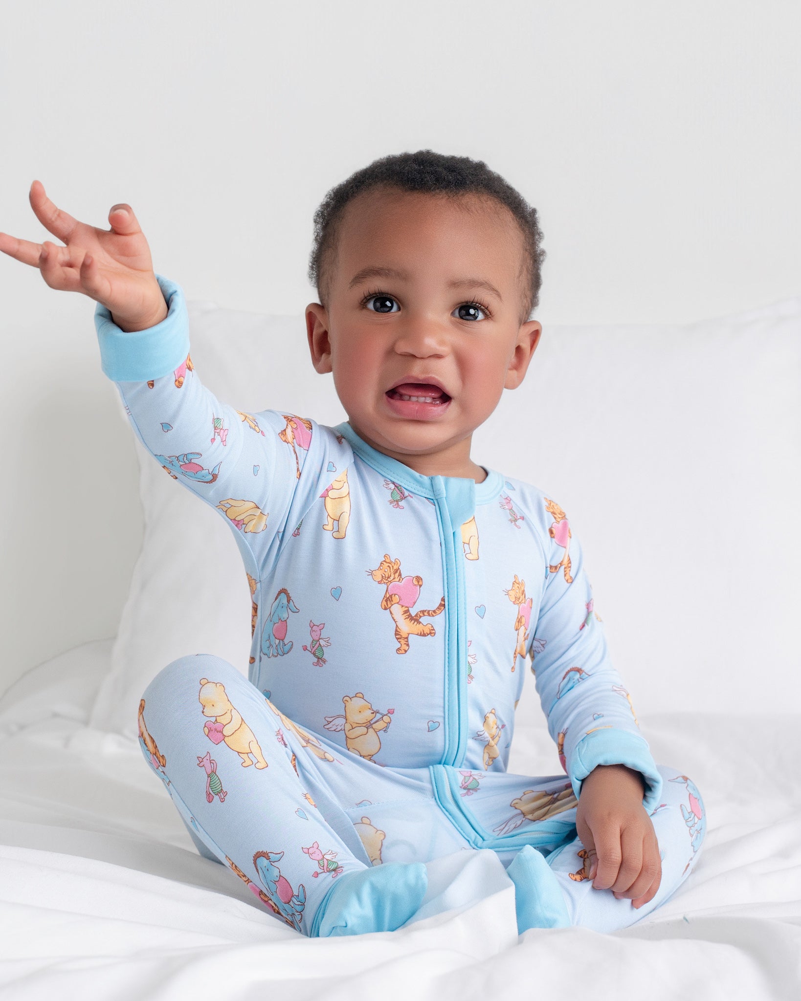 Love Bear blå pyjamas